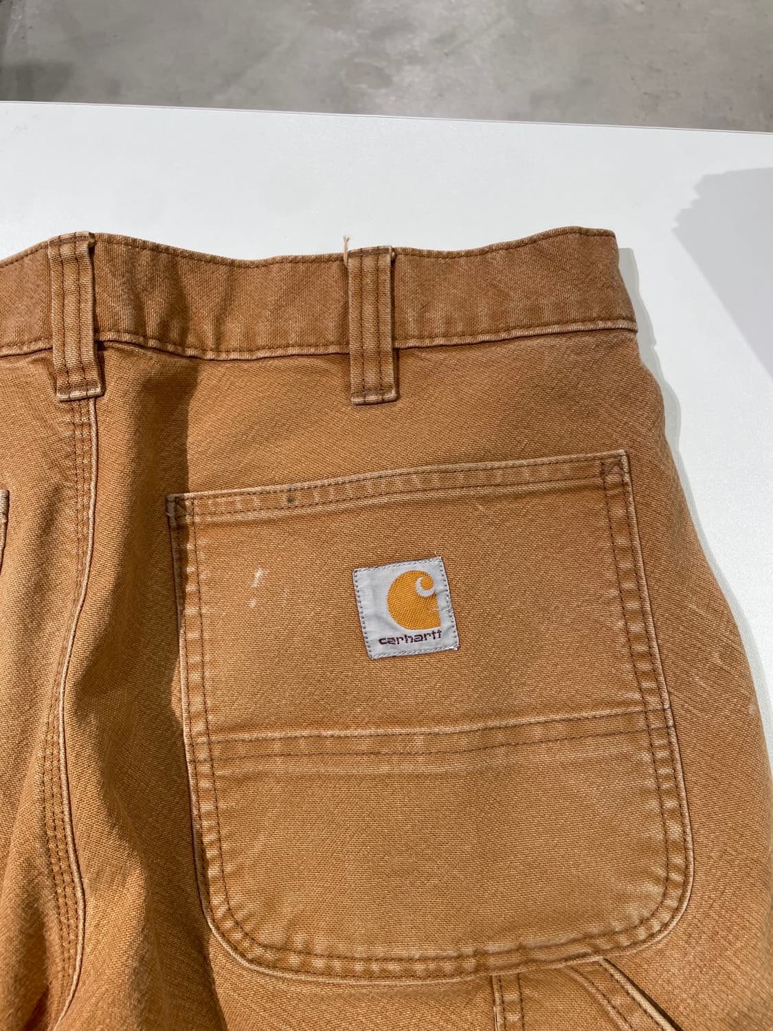 칼하트 카멜 릴렉스드 핏 데님 팬츠 상품이미지9