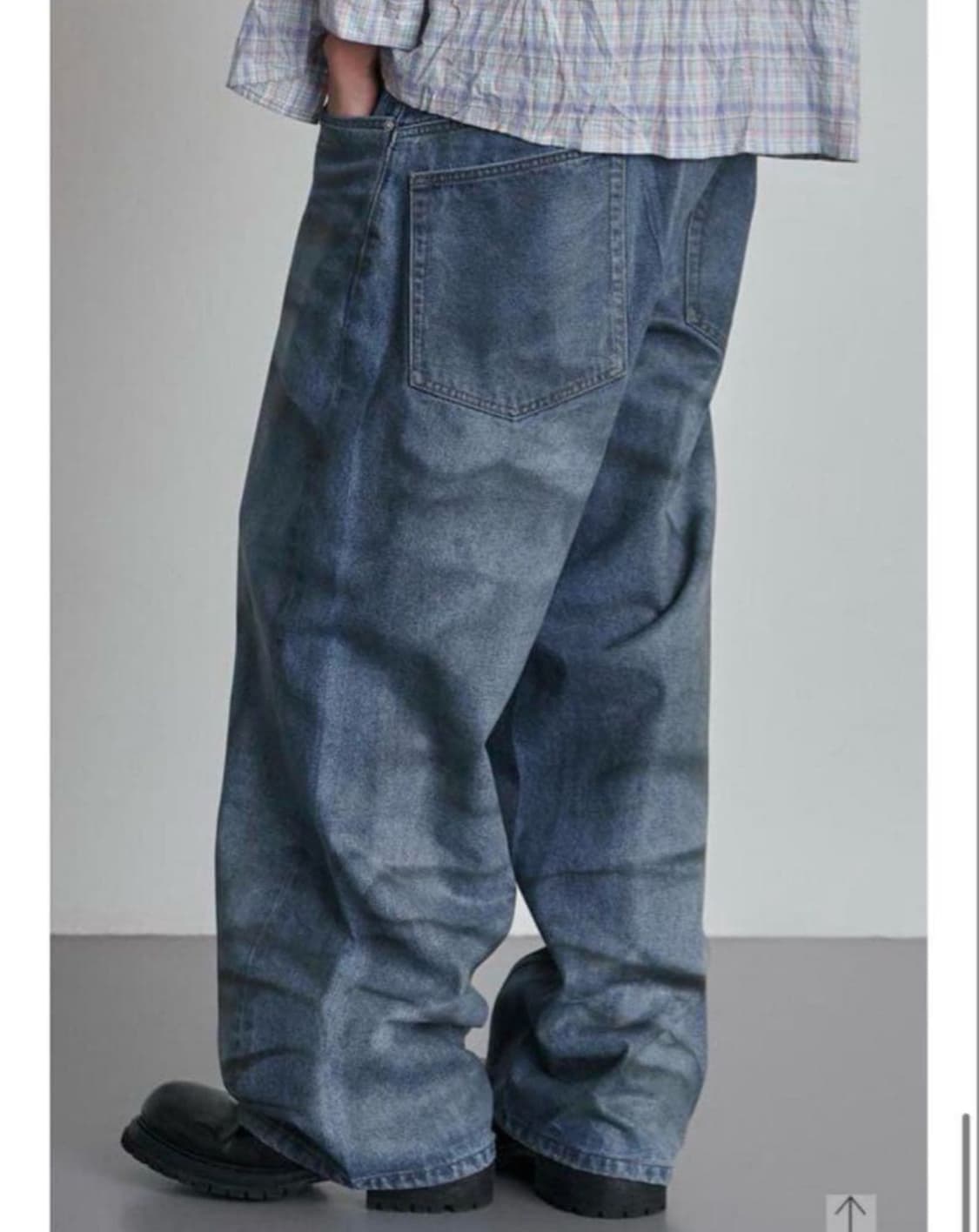 Yiyae Old School Wide Fit Denim Jeans  상품이미지2