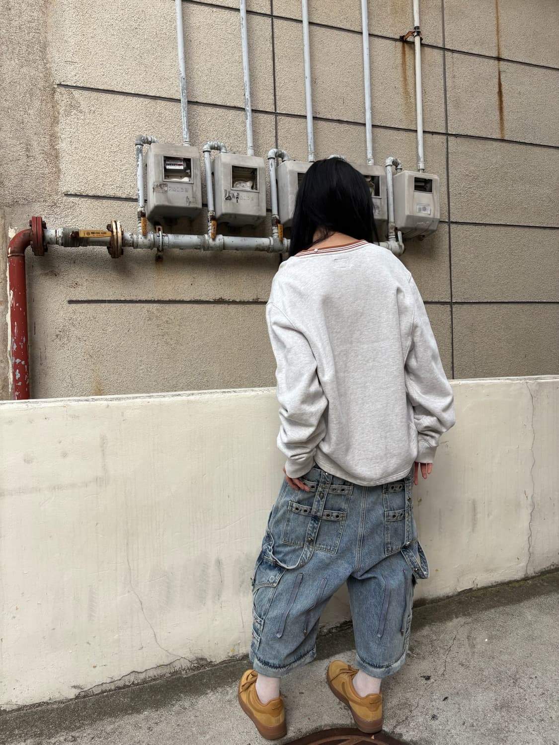 스투시 오버핏 스웻셔츠 상품이미지4