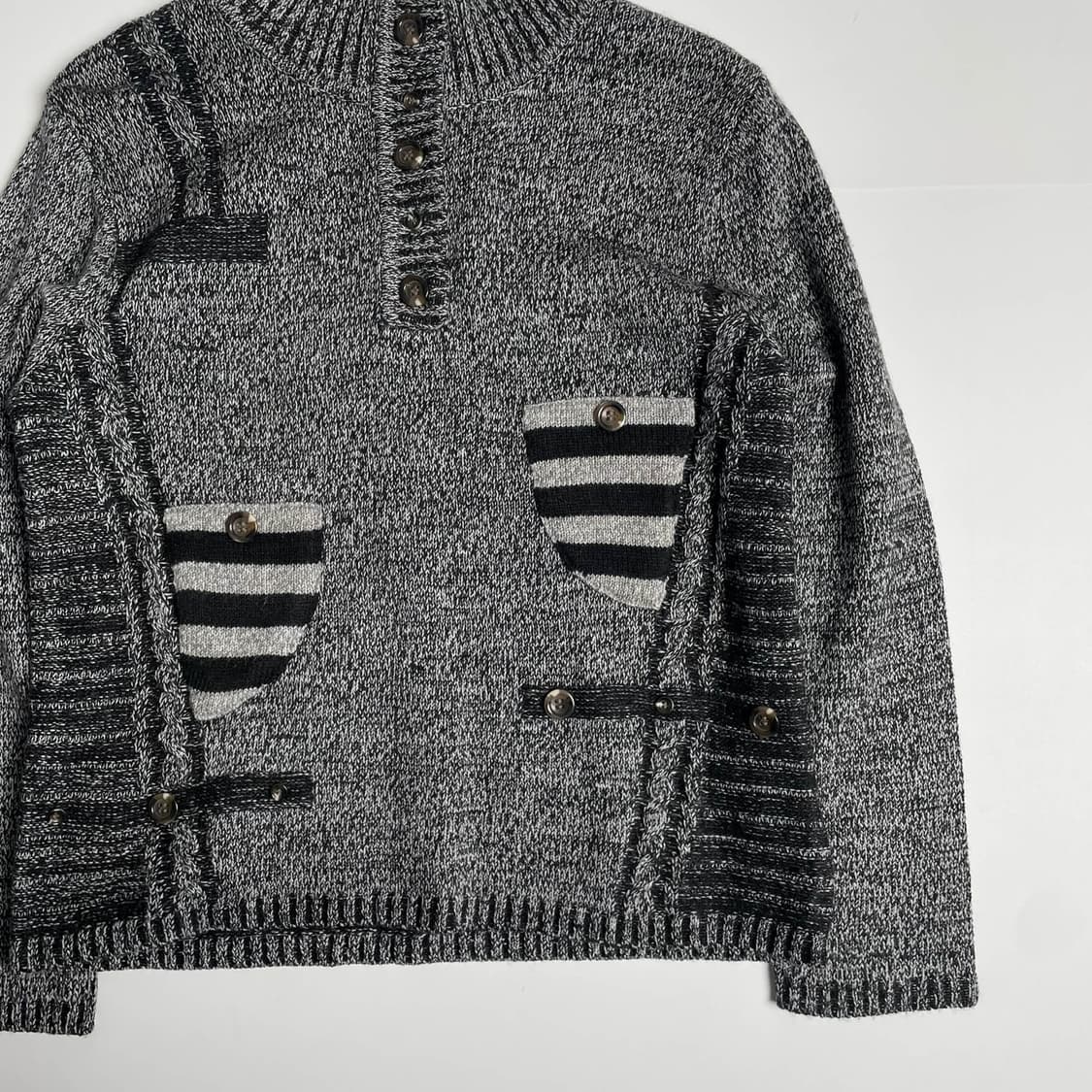 plata 스트라이프 니트 상품이미지3