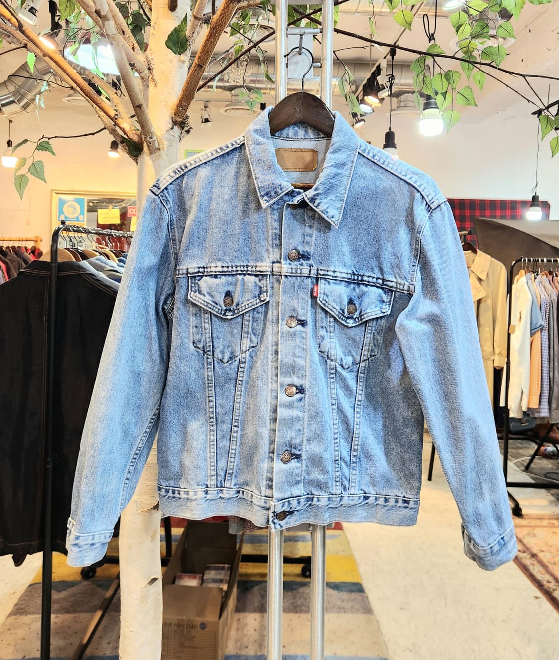 80s 리바이스 미국산 70505-7417 데님 빈티지 자켓 상품이미지1