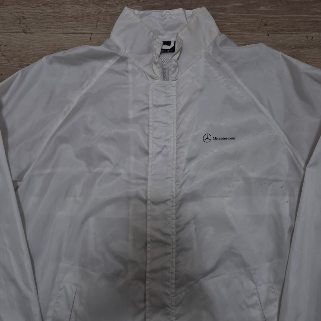 메르세데스 벤츠 화이트 바람막이 자켓 L(100) 상품이미지2