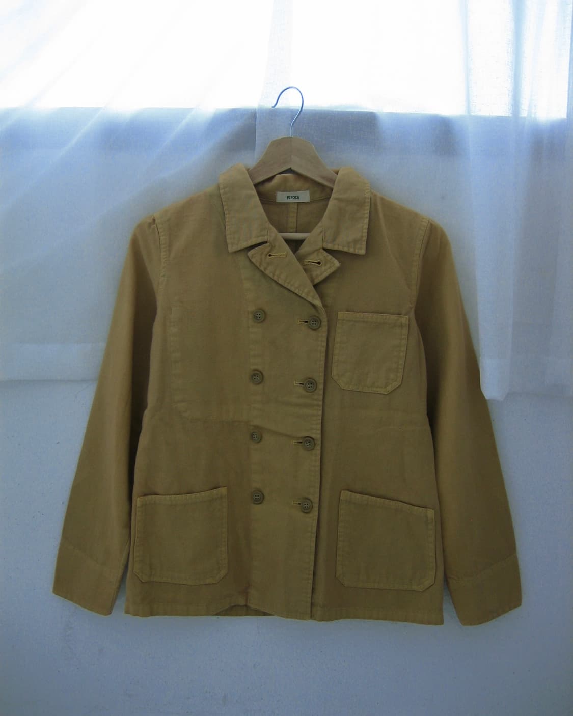 [PIPOCA] Cotton Double Botton Jacket 상품이미지3