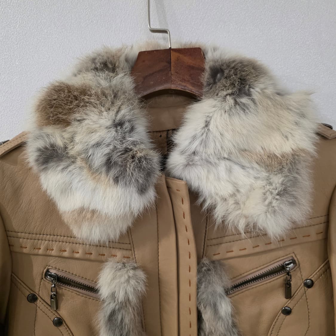 Ezili 에질리 폭스털 양가죽 자켓 44~55사이즈 상품이미지5