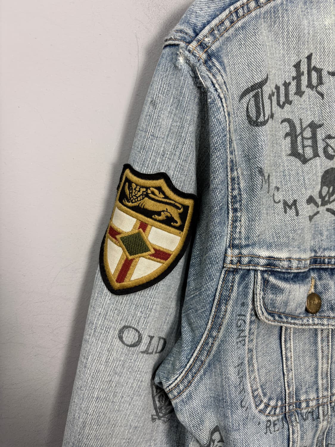 폴로랄프로렌 그래피티 데님 트러커자켓 A3606 상품이미지4