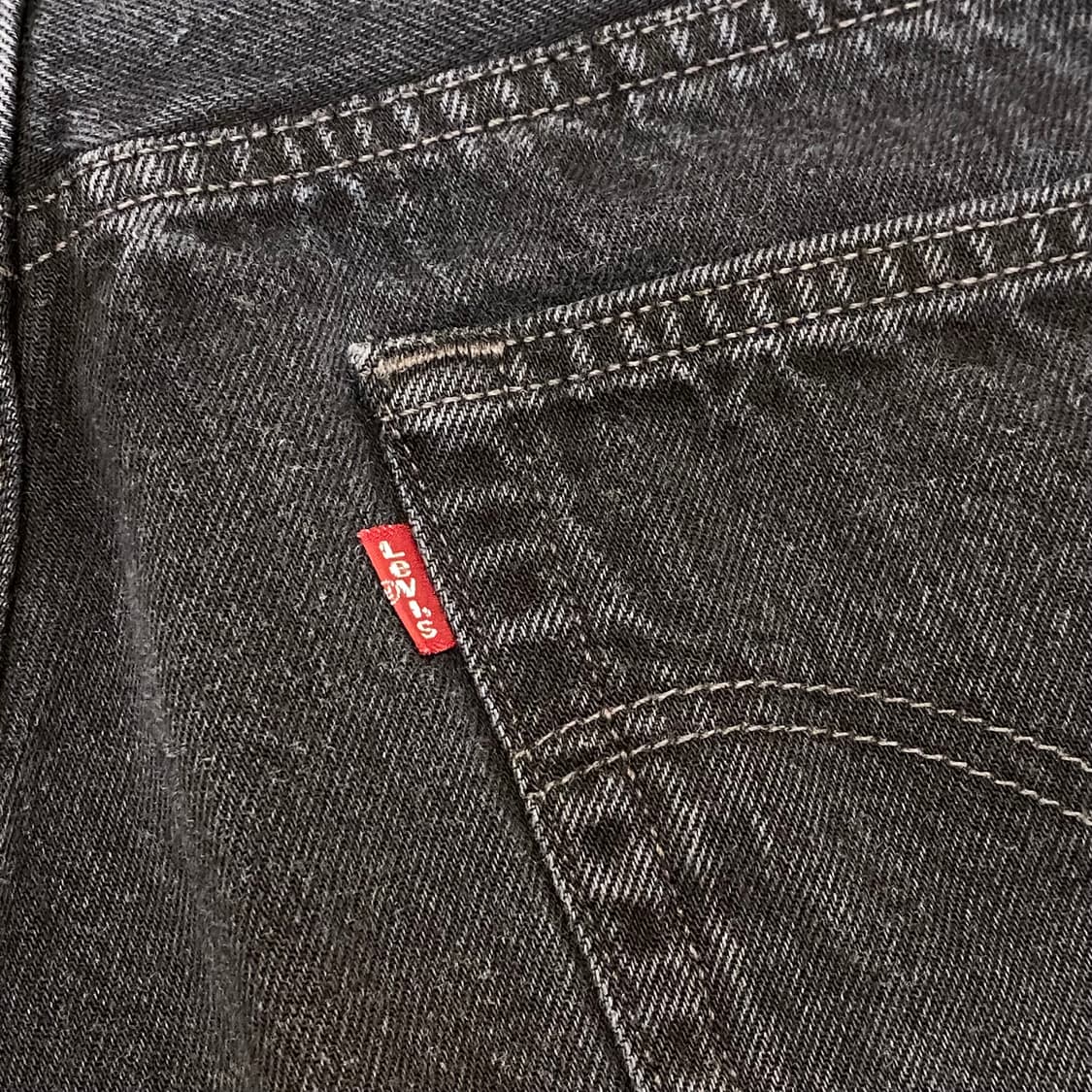 미국 빈티지 리바이스 501 블랙진 청바지 상품이미지8