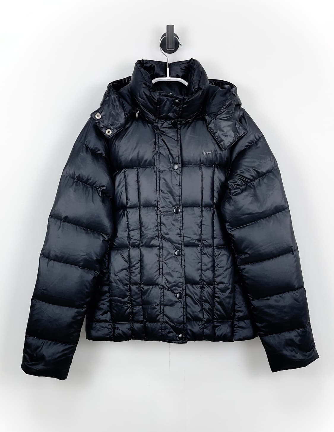 나이키 블랙 덕다운 후드 숏패딩 상품이미지1