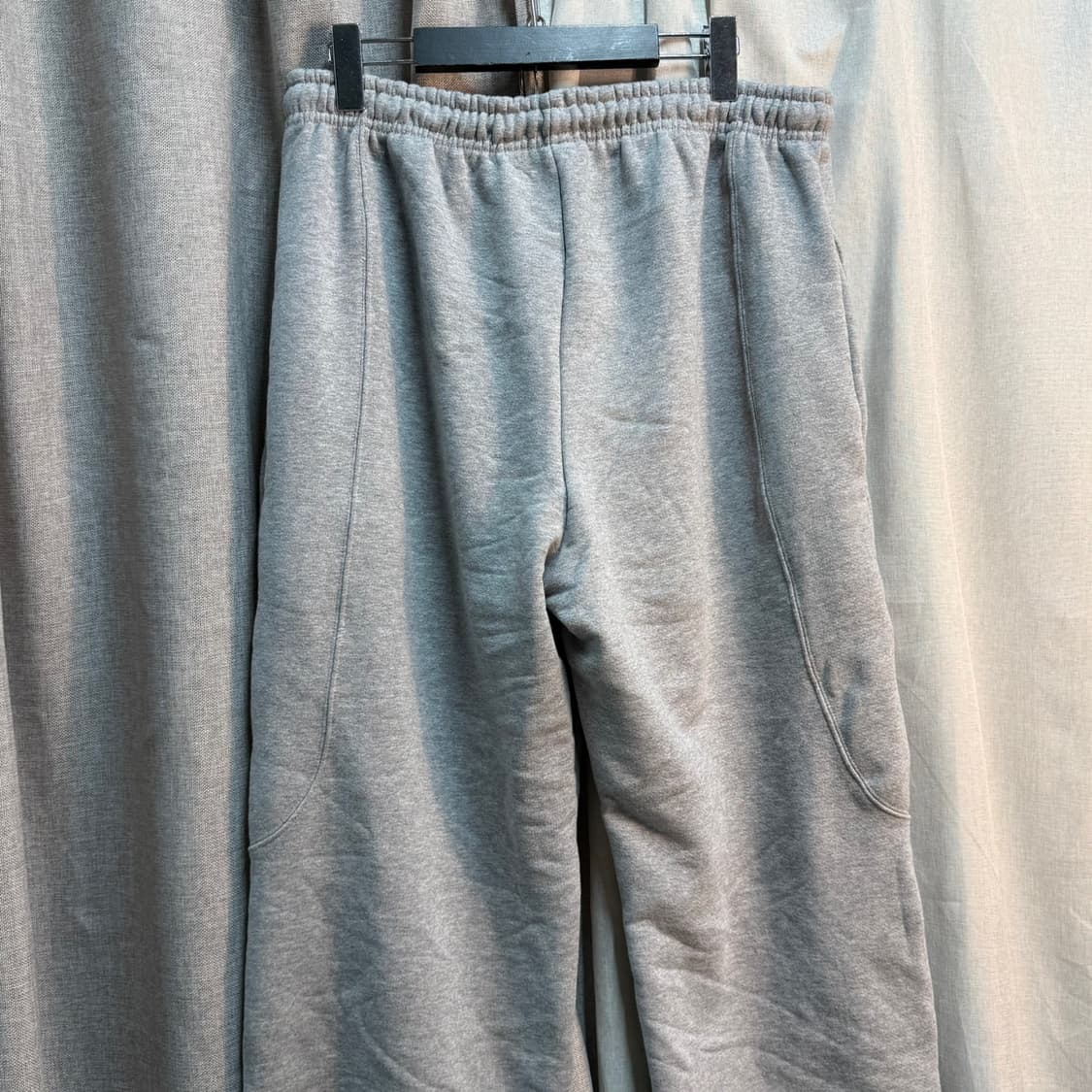 [L/새상품] 우알롱 wooalong 와이드 헤비 스웻 팬츠 상품이미지5