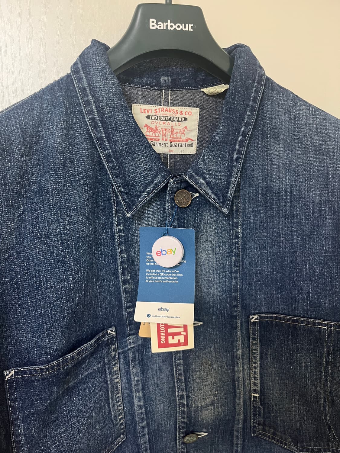 리바이스빈티지클로딩 LVC1920 Lot67 Sack Coat 콘밀 L 상품이미지2