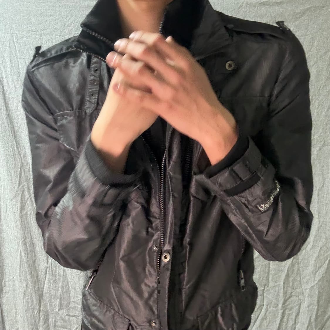 BUCKAROO double zip-up nylon jacket 상품이미지7