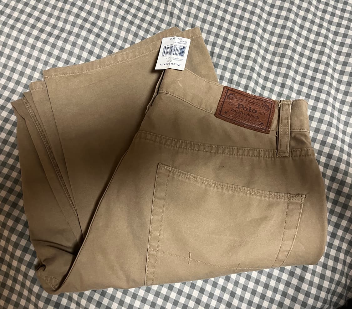 폴로 랄프로렌 카키색 바지 31/30 새제품 상품이미지1