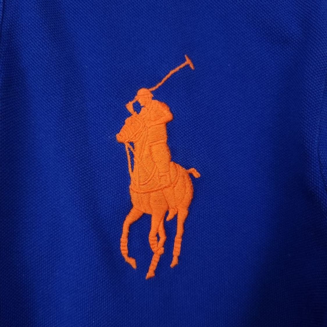 [폴로 랄프로렌] 빅포니 자수 긴팔 카라티 블루 M19257 상품이미지6