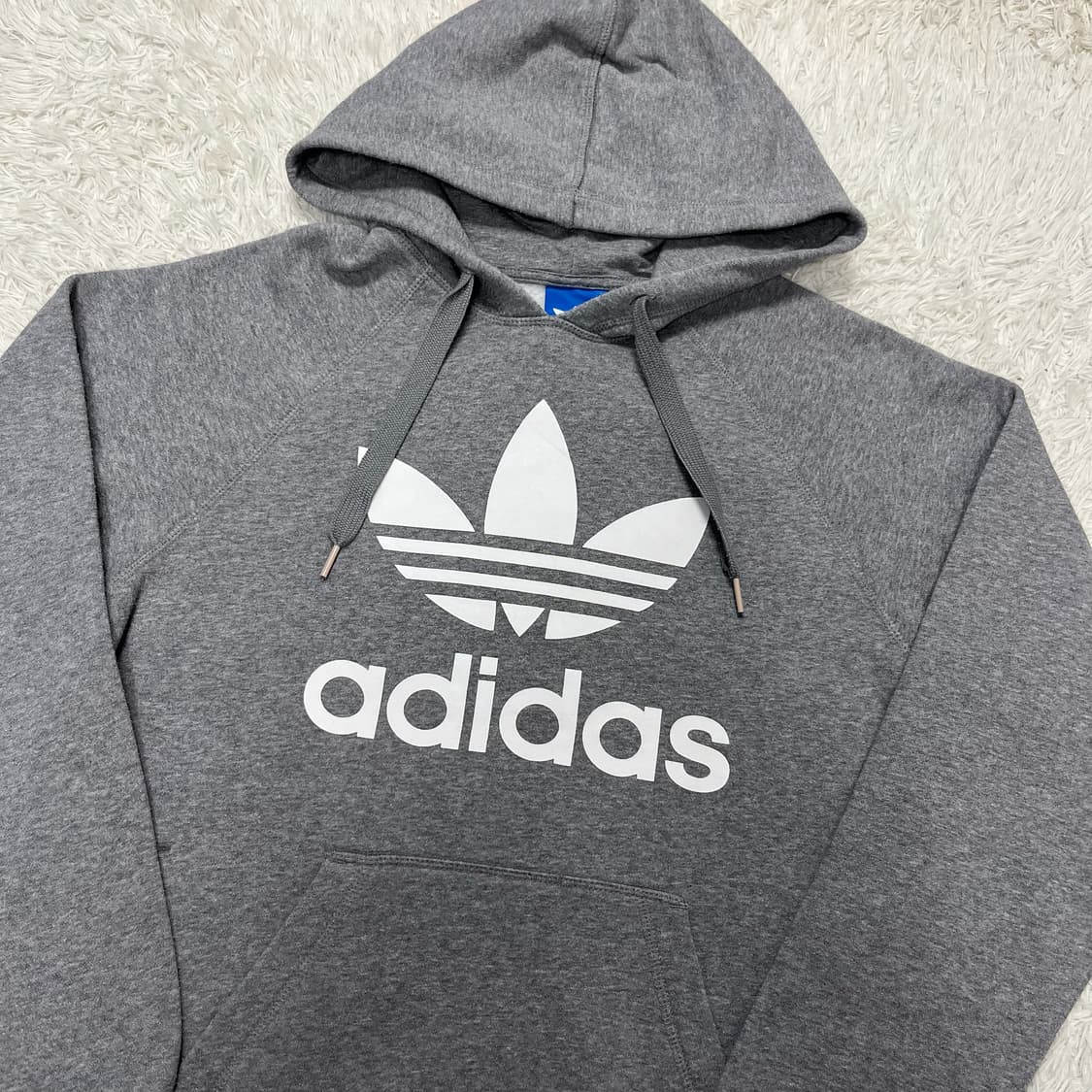 Adidas trefoil grey hoodie 상품이미지5