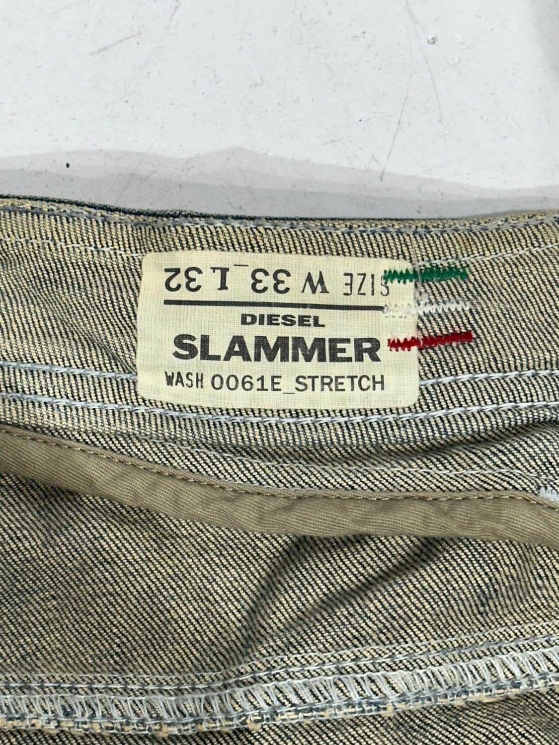 디젤 중청 슬래머 워싱 웨스턴 데님 청바지  상품이미지7