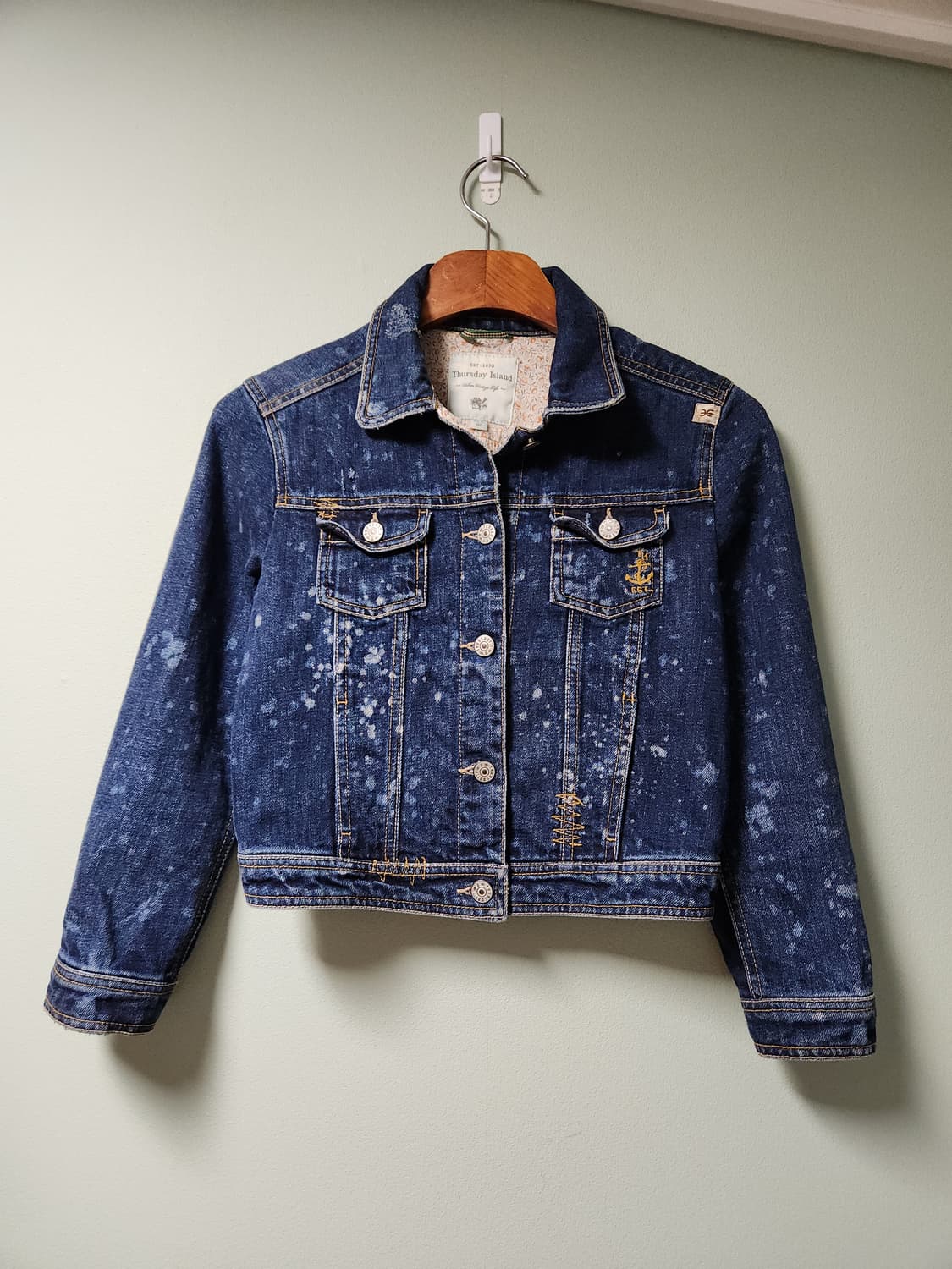 써스데이아일랜드 여성 청자켓 데님 자켓 상품이미지1