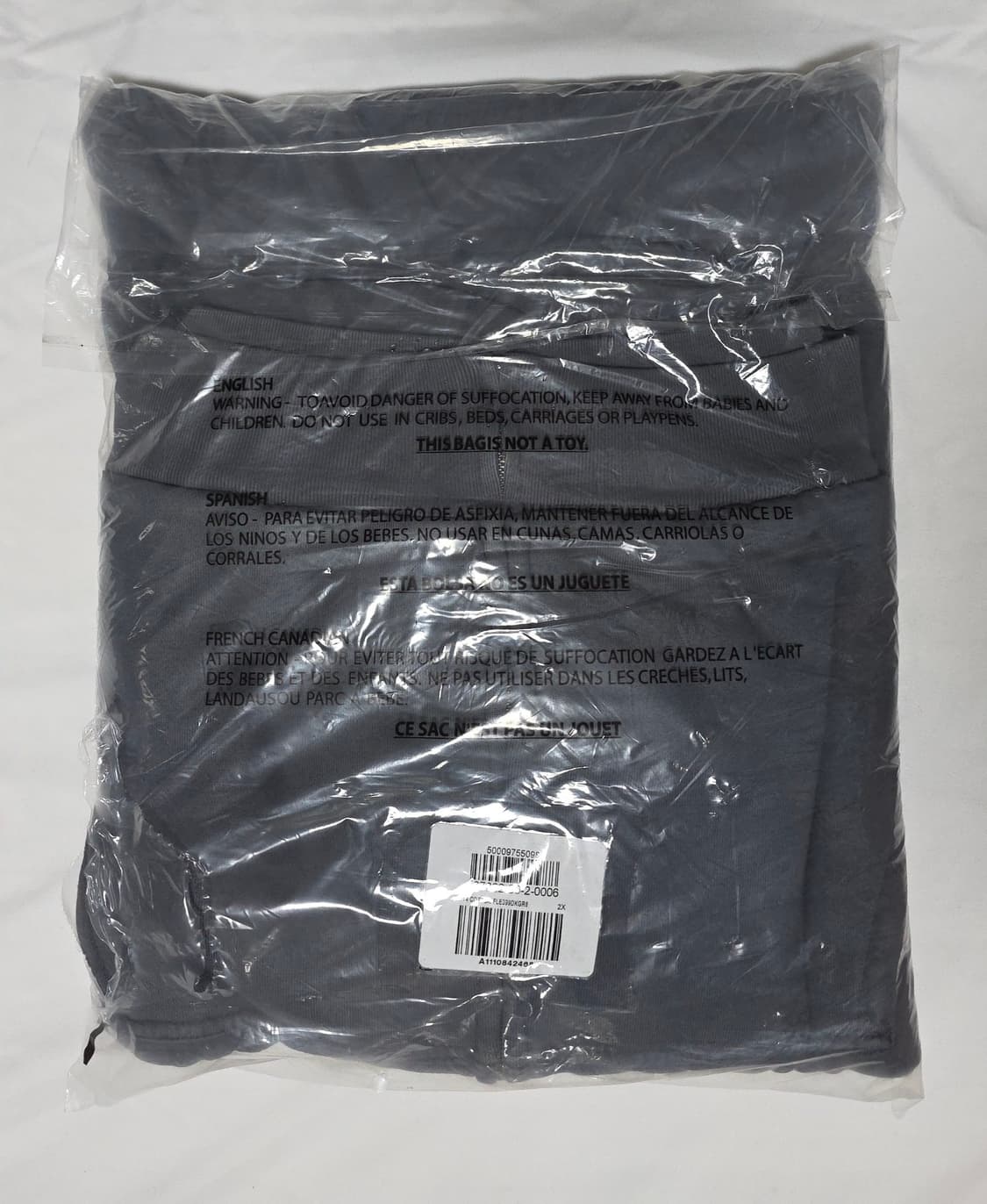 이지 갭 집업 후디 다크그레이 2XL 새 제품 상품이미지1