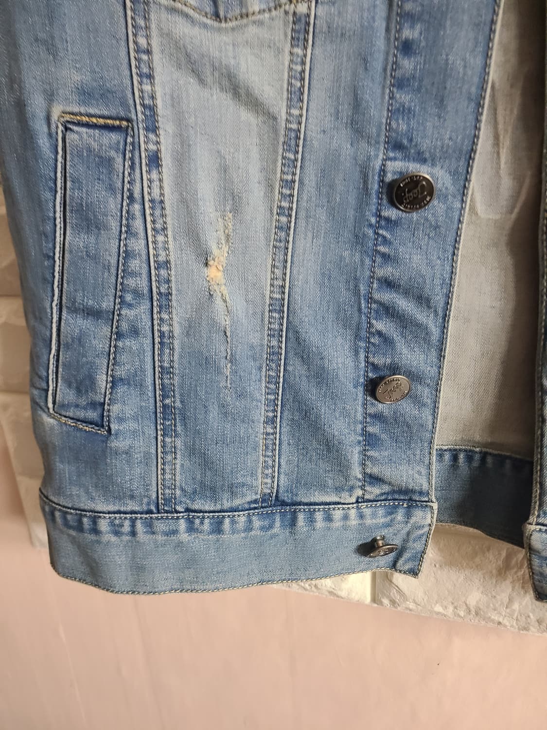 Jeep 데님 청베스트 조끼 L 사이즈 상품이미지6
