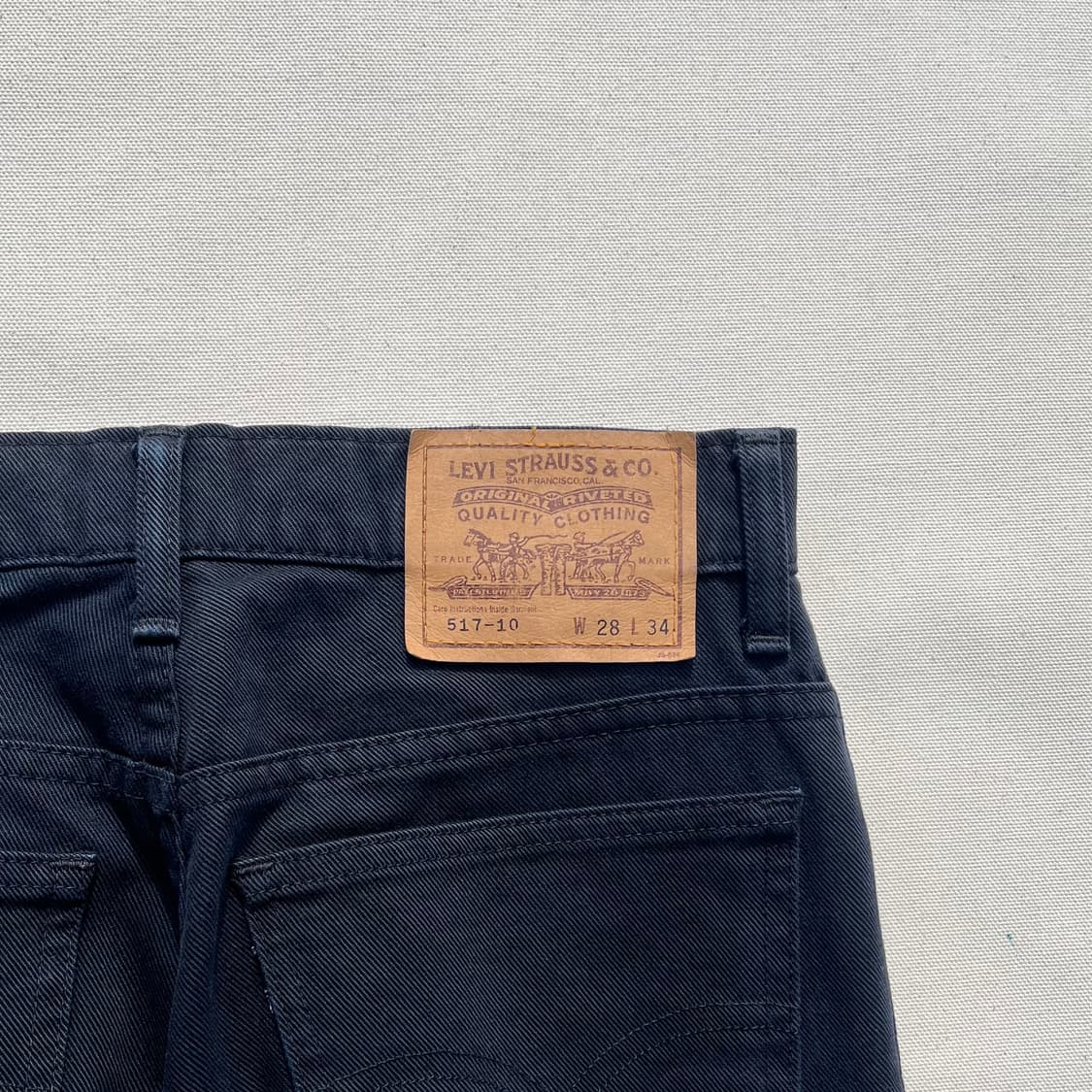 90s 리바이스 517 블랙 팬츠 상품이미지7