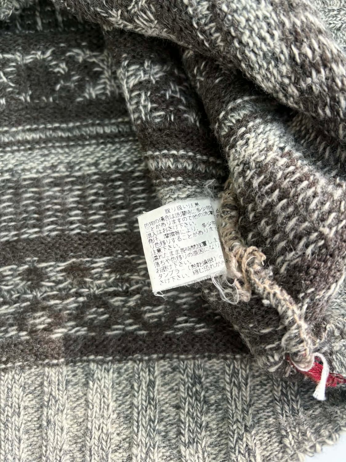 [L] 빈티지 울 패턴 니트 스웨터 madeinitaly 상품이미지5