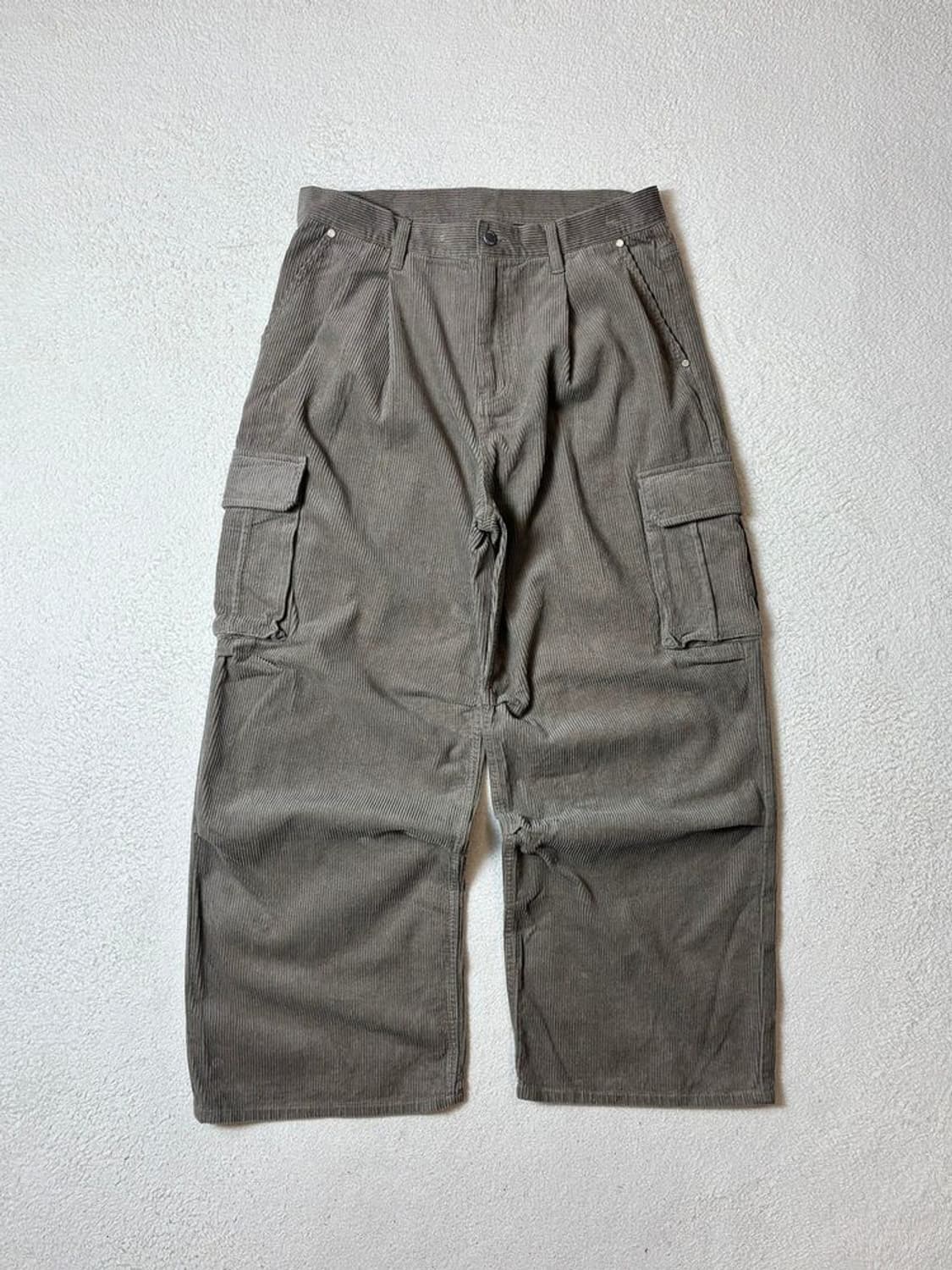수아레 와이드핏 파라슈트 카고 코듀로이팬츠 PN7590 상품이미지1