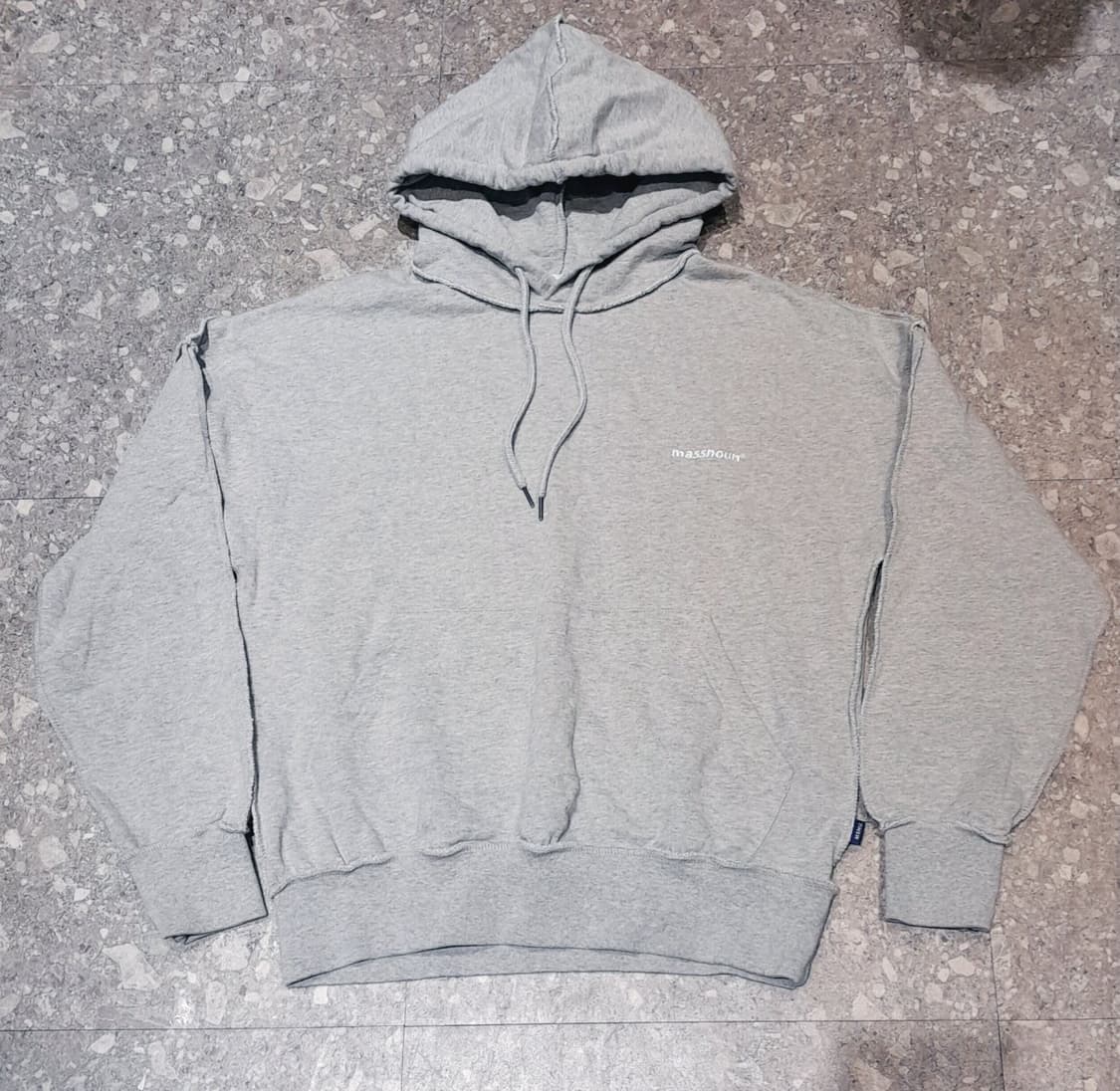 💥매스노운 드롭숄더 후드 그레이 (S)
 상품이미지1