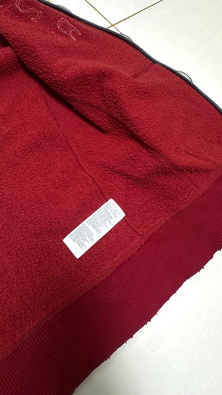 아베크롬비 빈티지 후드 레드 상품이미지5