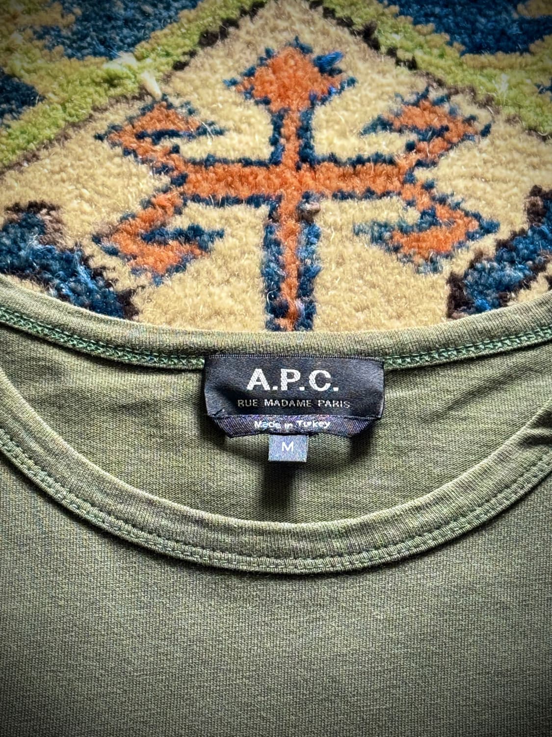A.P.C. Olive green Pocket T shirt 상품이미지9