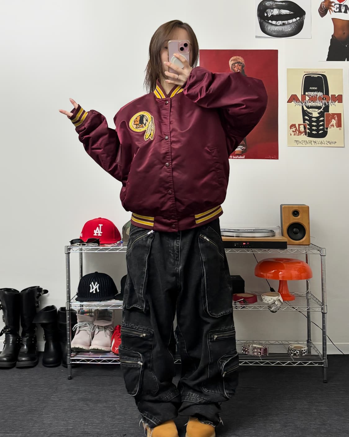 올드 빈티지 아메리칸 바시티 자켓 상품이미지3