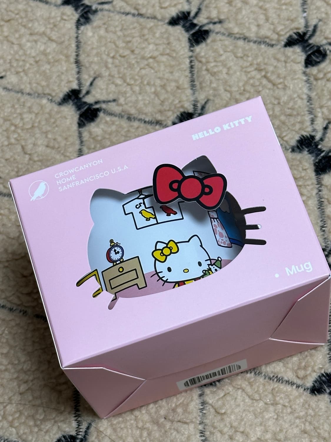 (새상품) 크로우캐년 헬로키티 머그 핑크 판매합니다. 상품이미지2