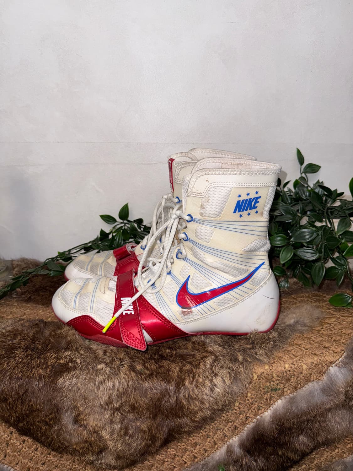 Nike Hyper Ko white red boxing boots 상품이미지2