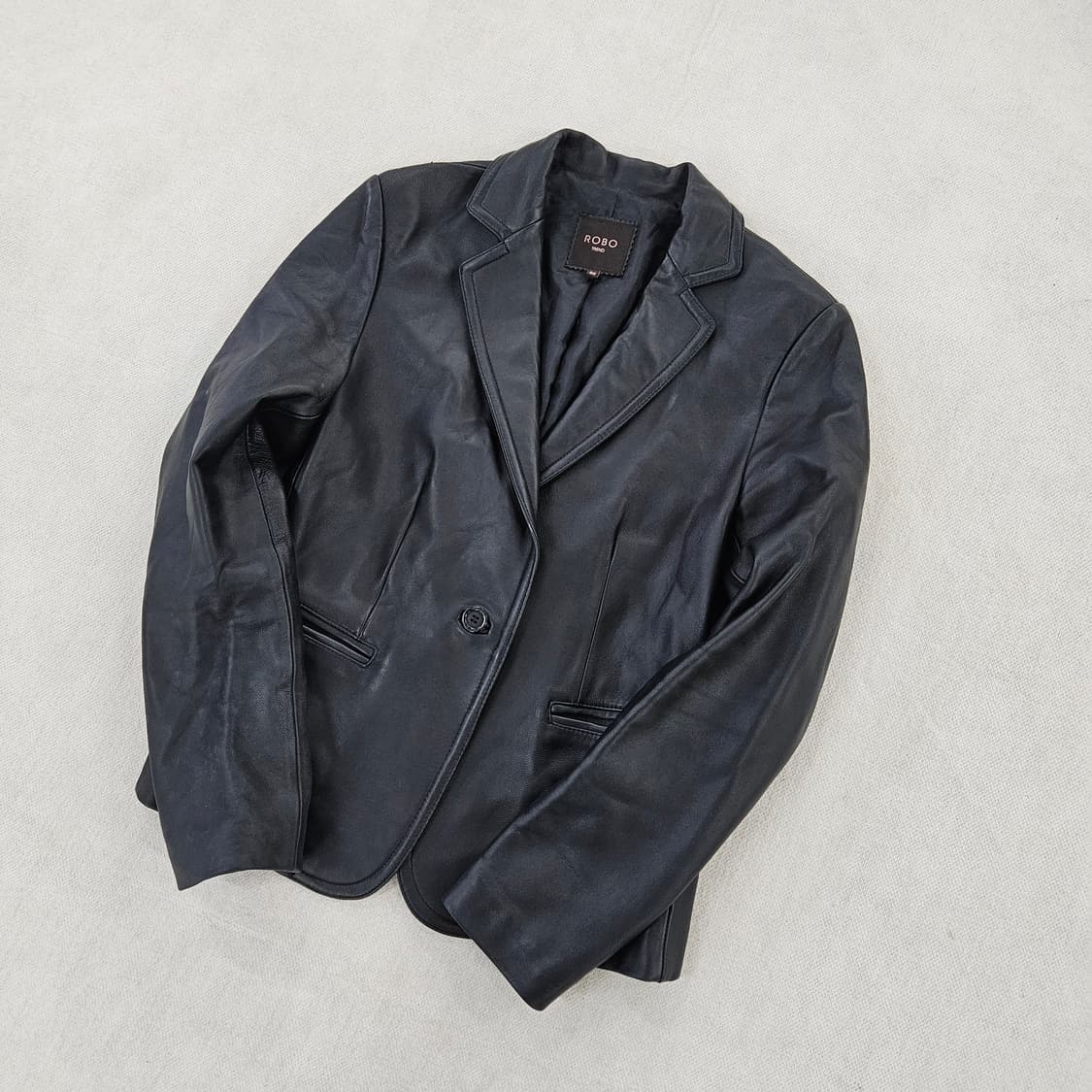 [66] ROBO 로보 여성 원버튼 양가죽 자켓 0120Y2 상품이미지1
