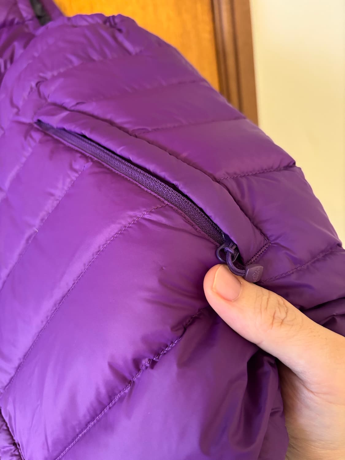 DANTON 단톤 패딩 조끼 퍼플 상품이미지4