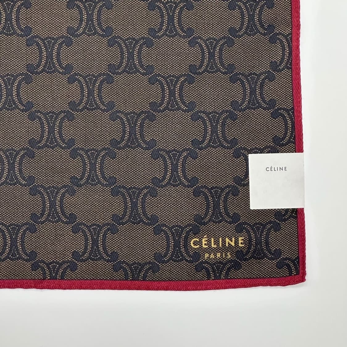 (새상품) celine / 셀린느 실크혼방 쁘띠스카프 상품이미지4