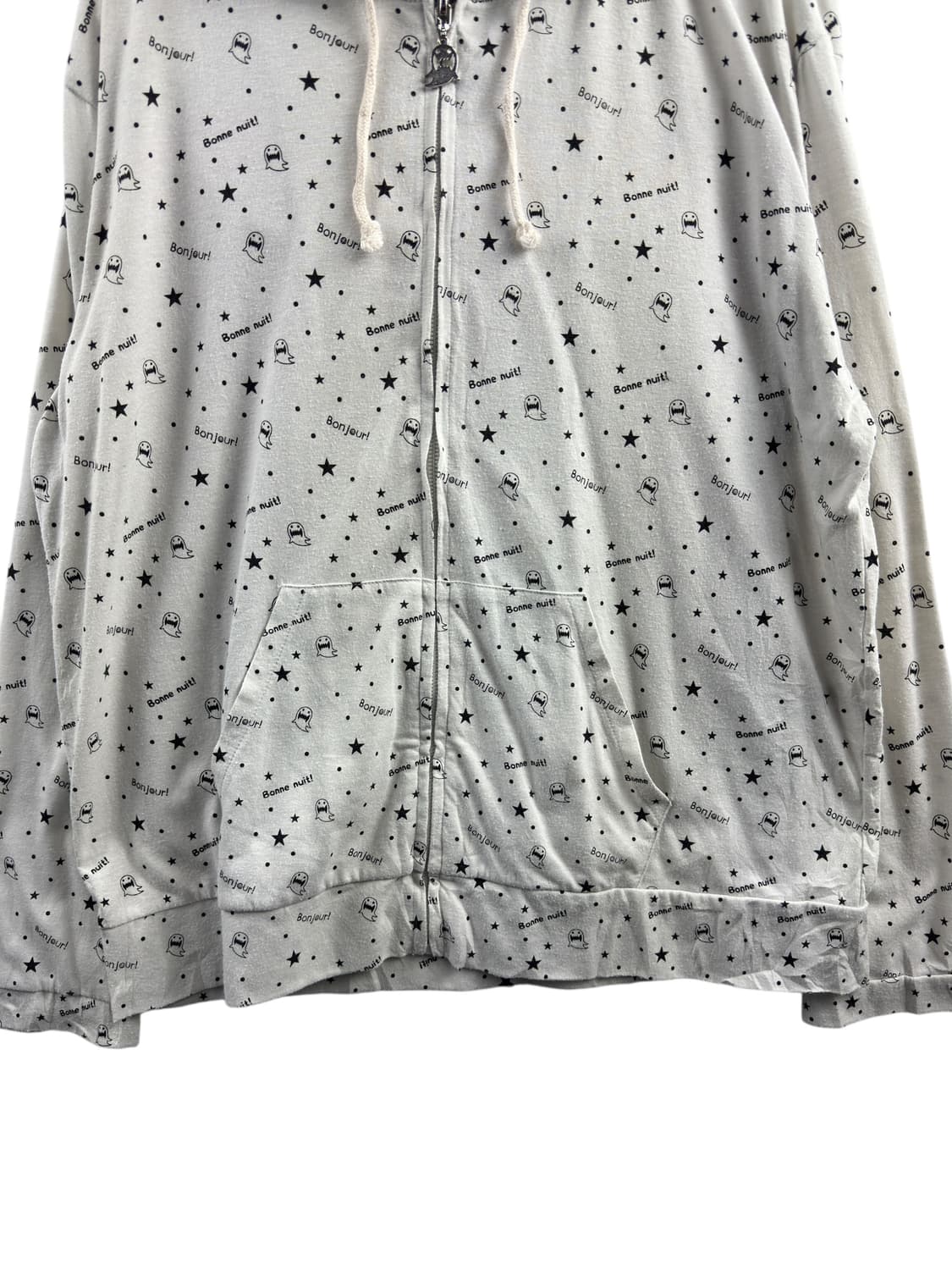 JPN 고스트 도트 후드집업1506 상품이미지4