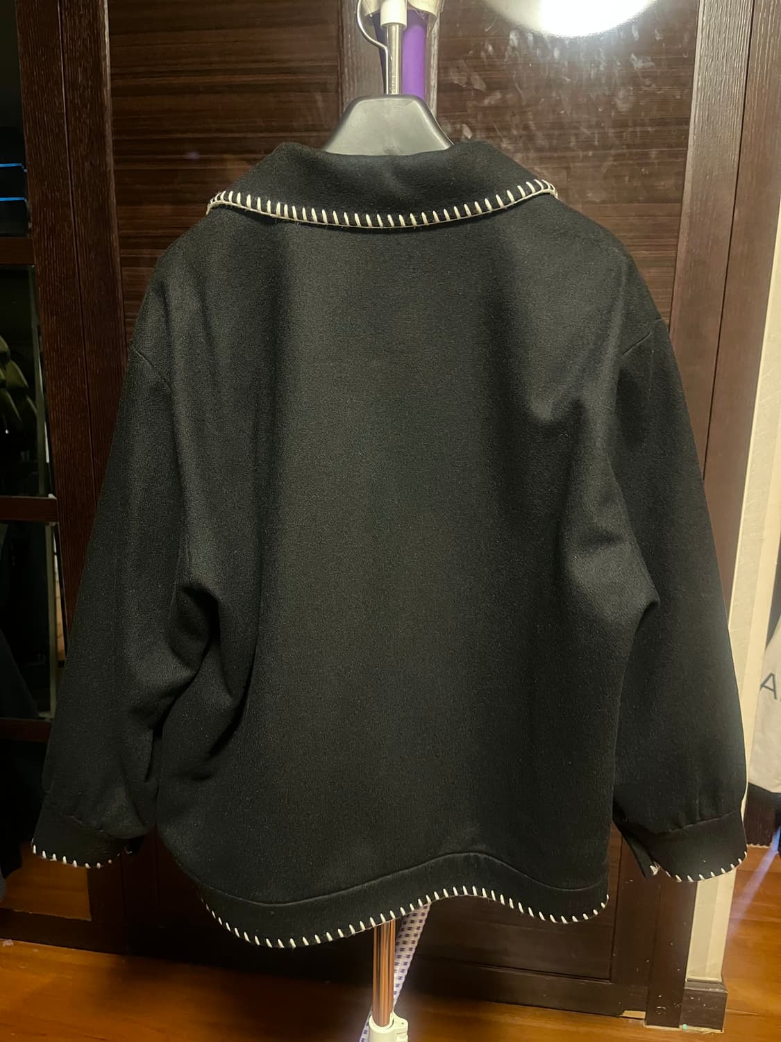 [남성M]암피스트 웨스턴 울자켓 블랙 상품이미지2