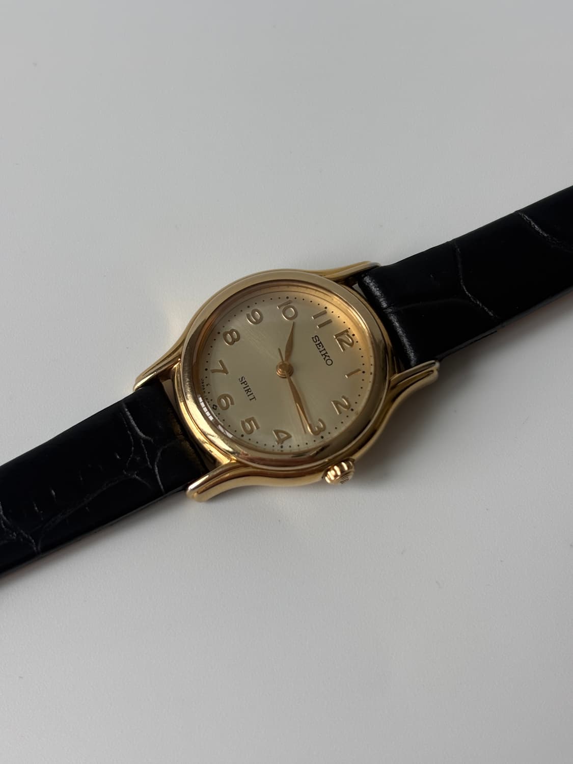 세이코 1990년대 Spirit 아라빅 인덱스 골드 쿼츠 여성 상품이미지3