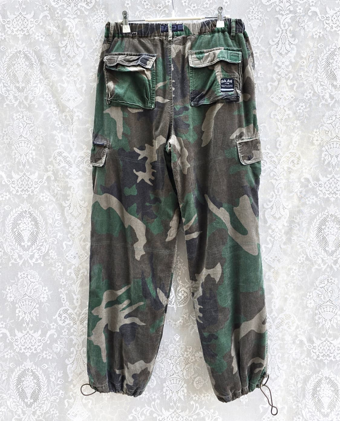 00s 배드보이 카모 코듀로이 조거 팬츠 상품이미지6