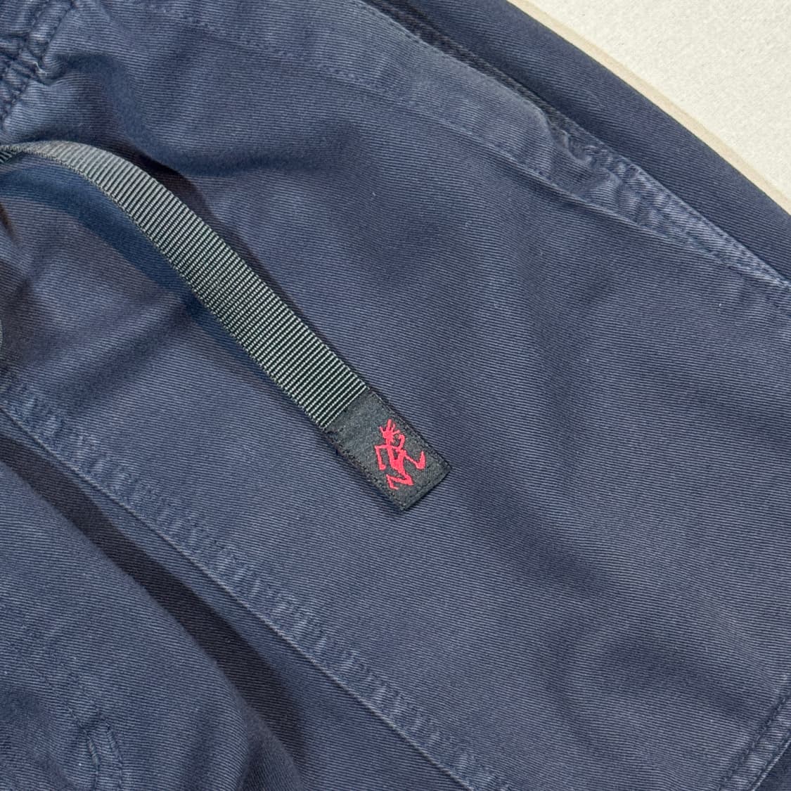XXL) 그라미치 네이비 루즈테이퍼드 팬츠 면바지 상품이미지3