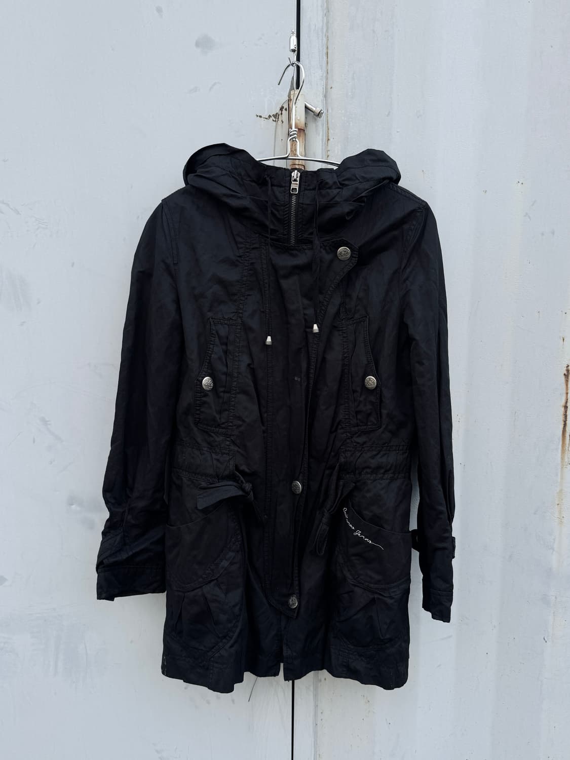 나일론 유틸리티 롱 자켓 상품이미지1