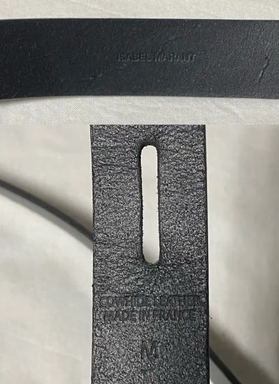 이자벨 마랑 레체 가죽 벨트 블랙 상품이미지5