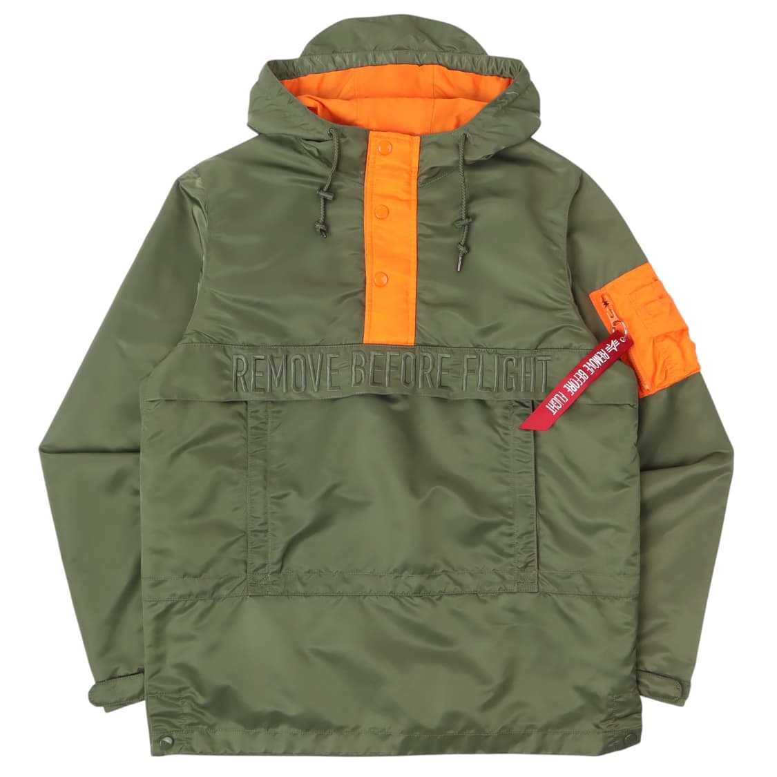 알파인더스트리 카키 나일론 아노락 자켓 상품이미지1