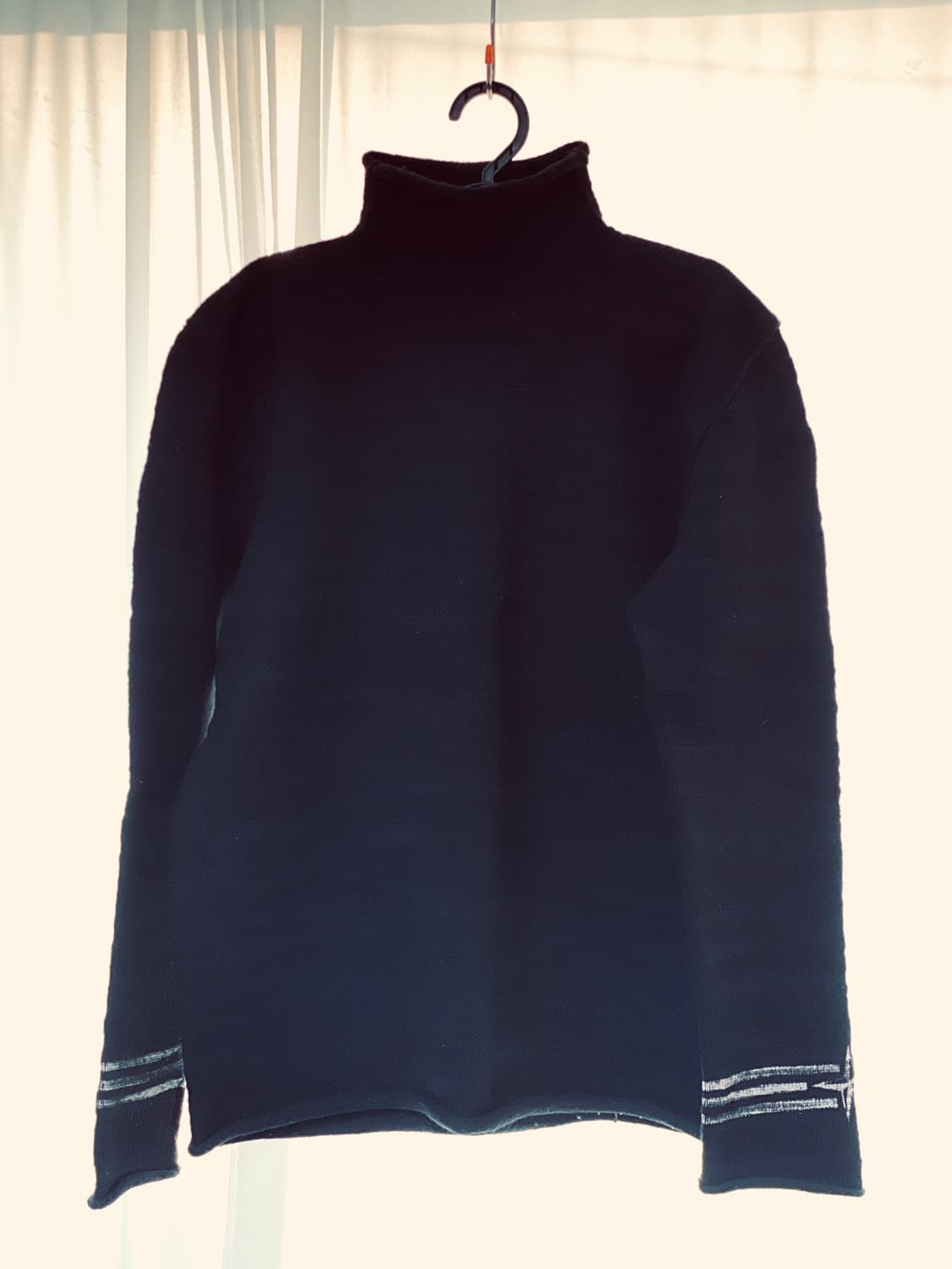 스톤아일랜드 블랙 터틀넥 스웨터 105 XL 상품이미지6