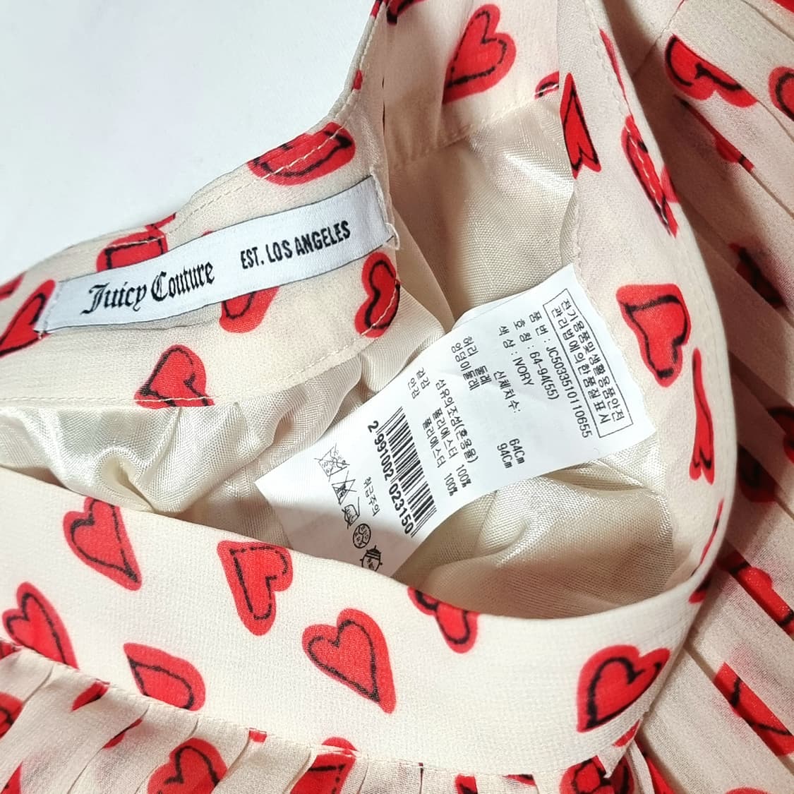 쥬시꾸뛰르 프릴 3단 캉캉 스커트 치마 (25인치/표기55) 상태완벽 상품이미지5