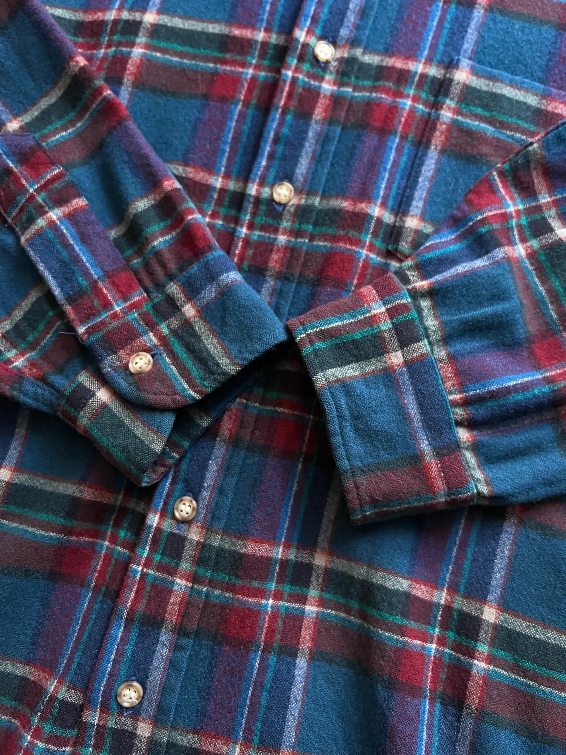 [L]펜들턴 Made in USA 퓨어 버진 울 타탄체크 셔츠 상품이미지4