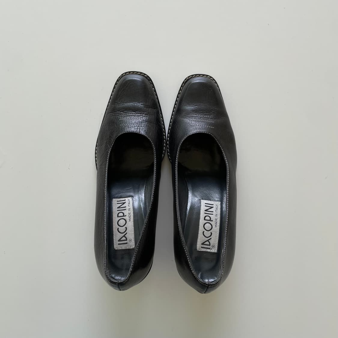 IACOPINI stitch pumps heel 상품이미지3