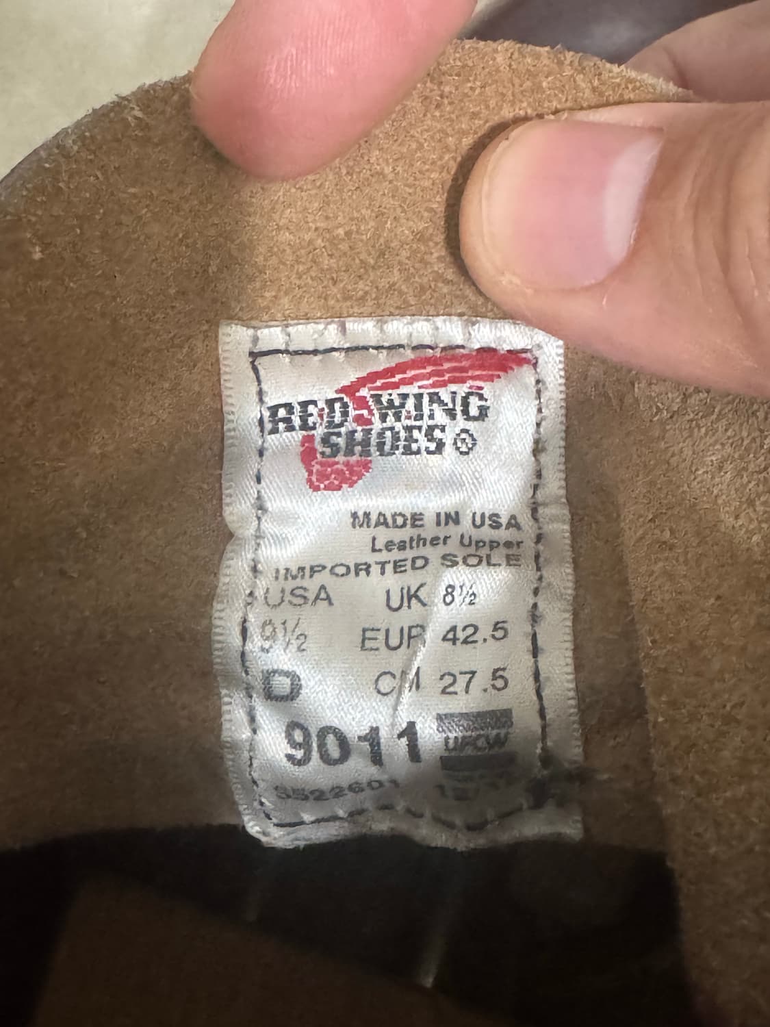 레드윙 백맨 9011 , 275cm (9.5d) 상품이미지4