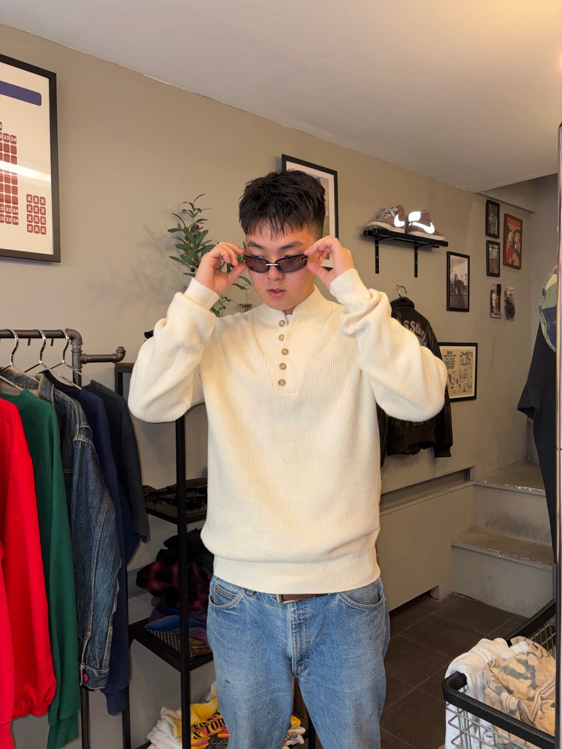 80’s LL Bean civilian U.S. Navy deck swe 상품이미지2