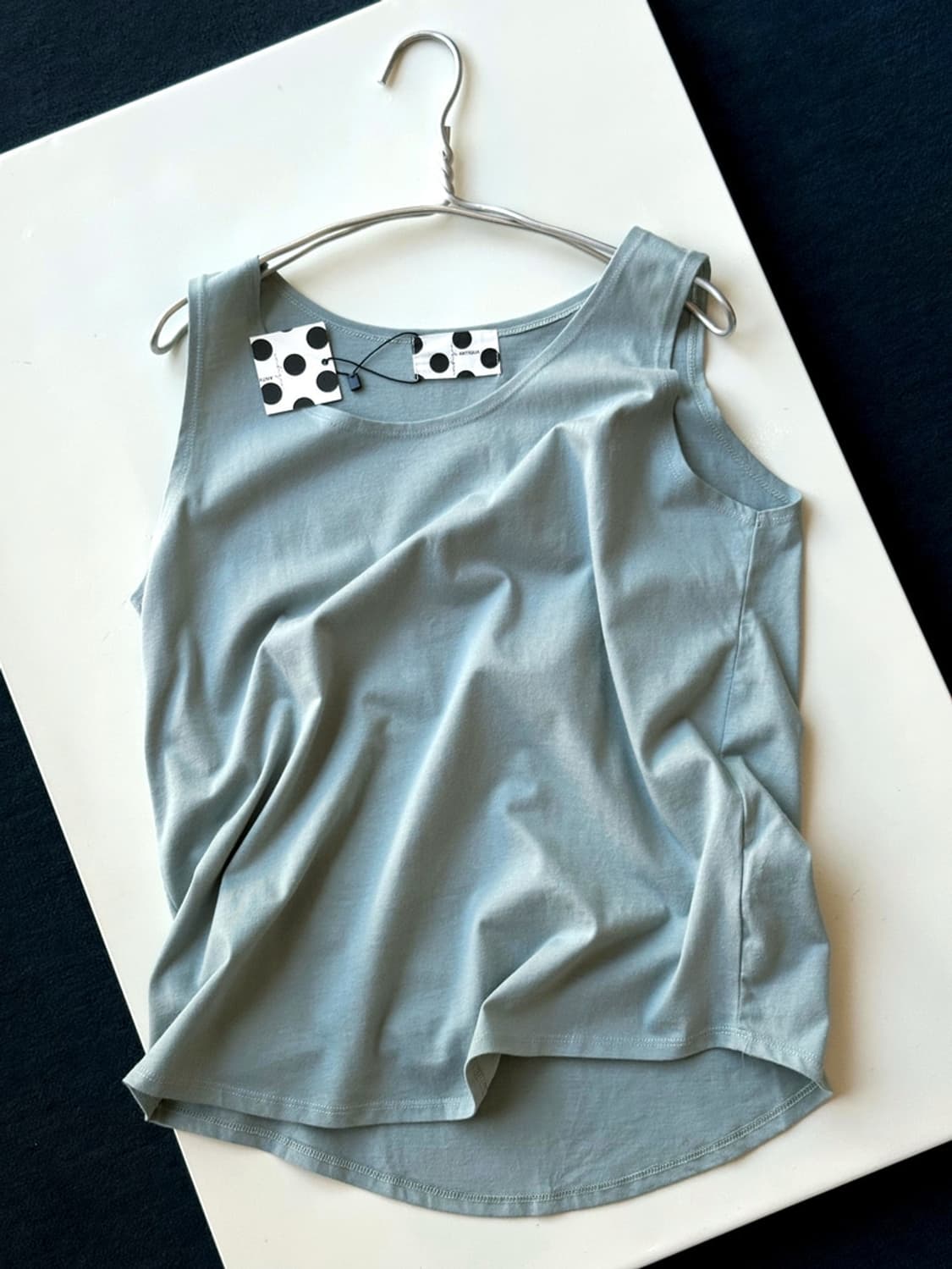 Over silhouette cotton sleeveless top 상품이미지2