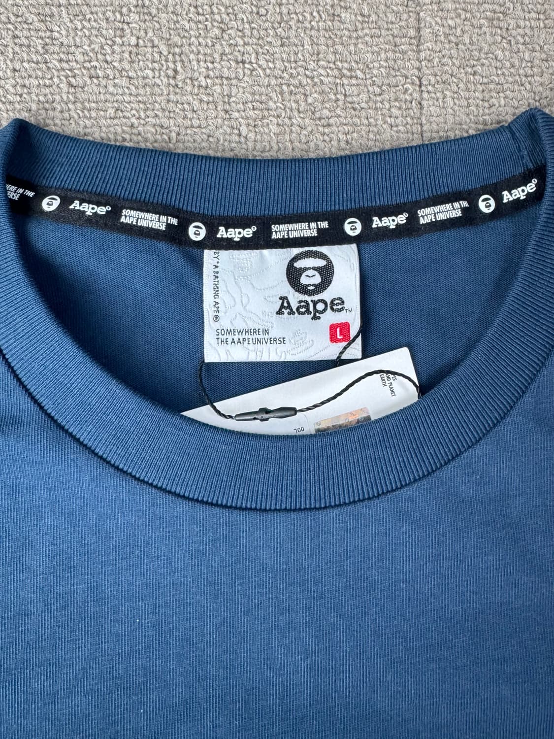 Aape 그래피티 로고 티셔츠 새제품 상품이미지3