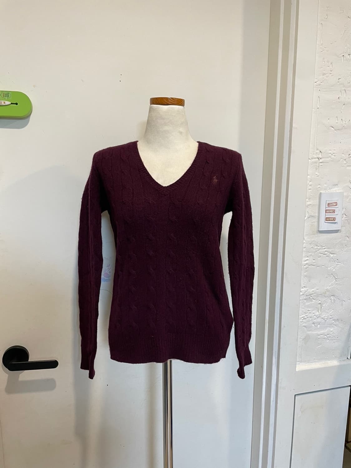 폴로랄프로렌 울 캐시미어 케이블 니트 상품이미지3